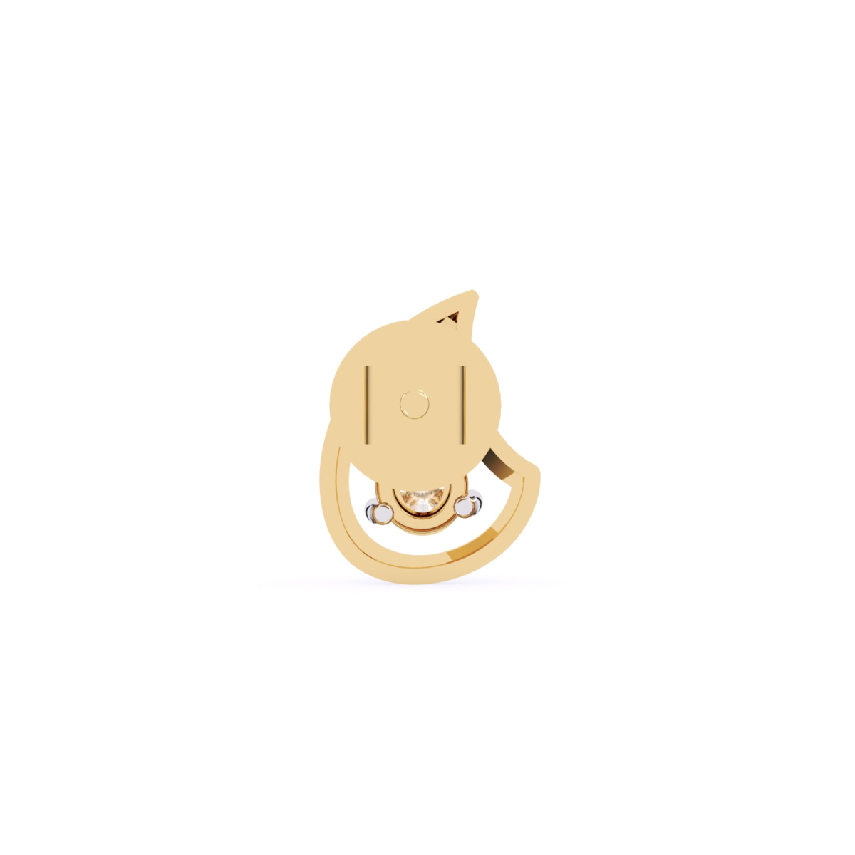 Minimalist Pear Shape Diamond Studs For Womens